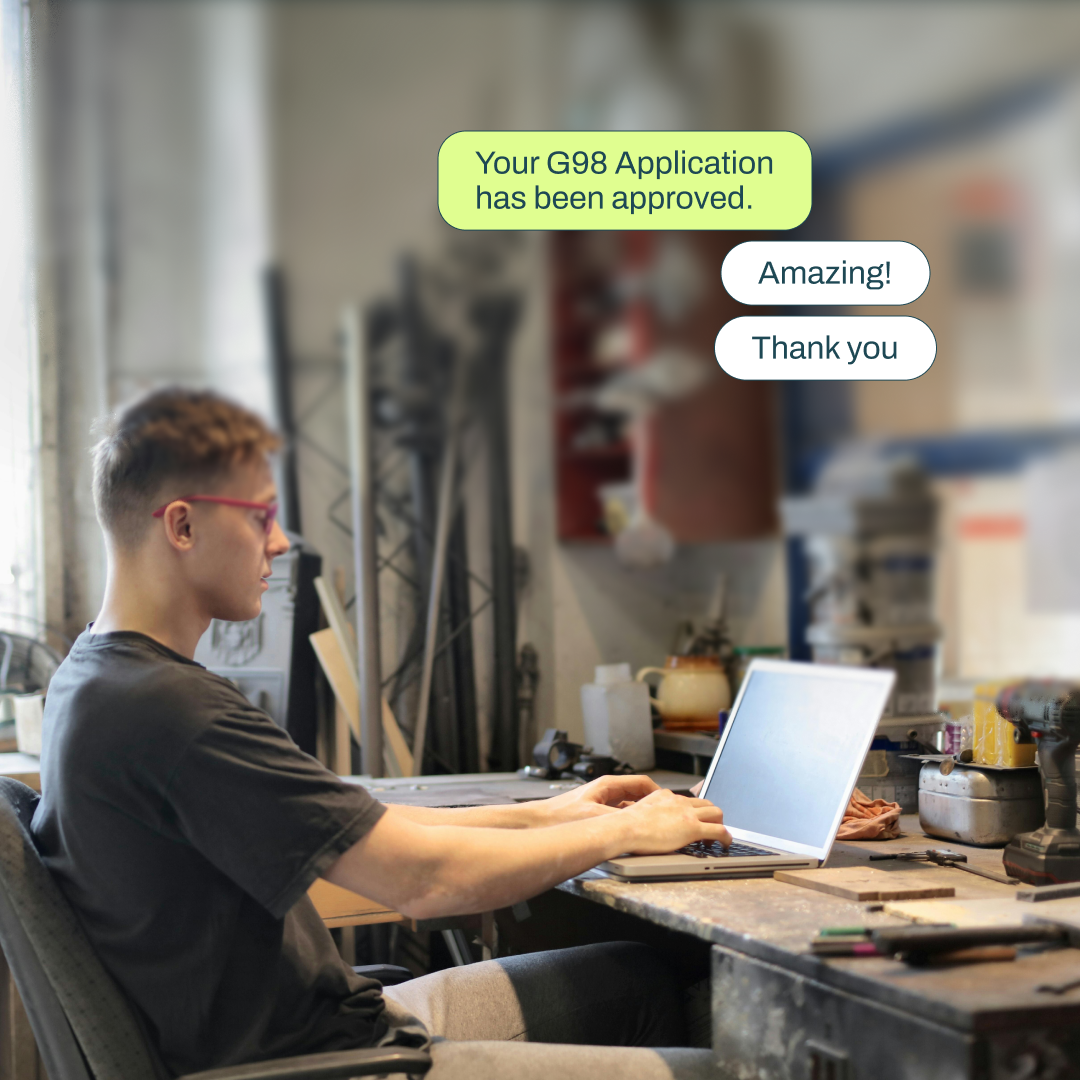 DNO Renewables bulk application portal dashboard showing project tracking and status updates